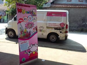 Marketing Kit dan Branding Mobil Agen My Healthy Yoghurt